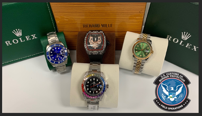 CBP Officers in Boston Seize Nearly 1M in Counterfeit Watches